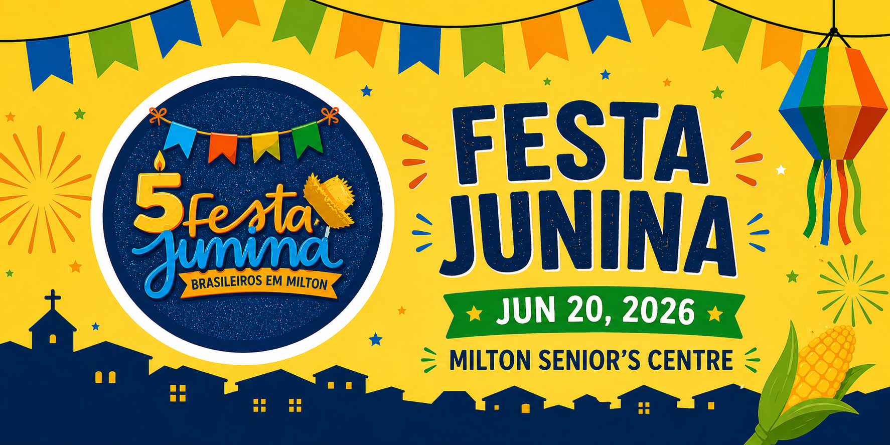 Festa Junina 2026 banner